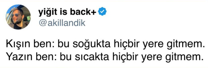 En sevdiğiniz mevsim ne?