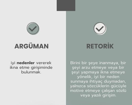 Retorik biri misiniz?