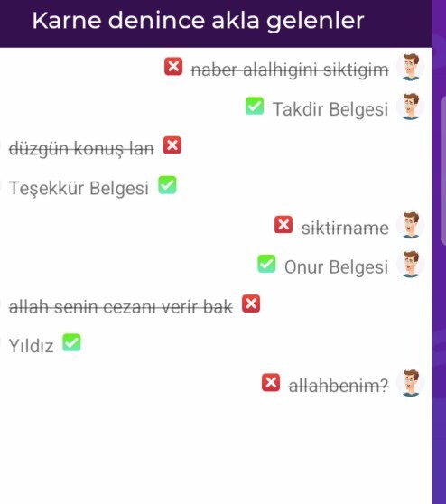 Bi uygulamada oyunda soruları cevaplarken karşımdaki kişi dinle dalga geçti ve kendini sonradan ben allahım dedi şikayet edeyim mi?