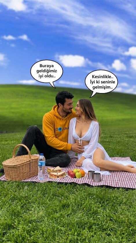 Bu sabah yediğin şeyi piknikte seninle yeseydim, ne yemiş olurduk?
