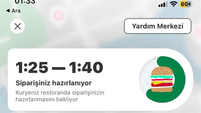 En son ne siparişi verdiniz?