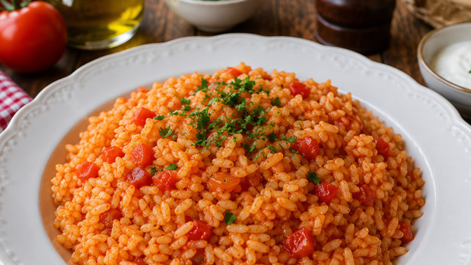 Domatesli pirinç pilavı sever misiniz?