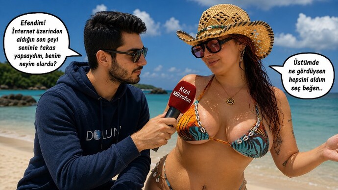 İnternet üzerinden aldığın son şeyi seninle takas yapsaydım, benim neyim olurdu?