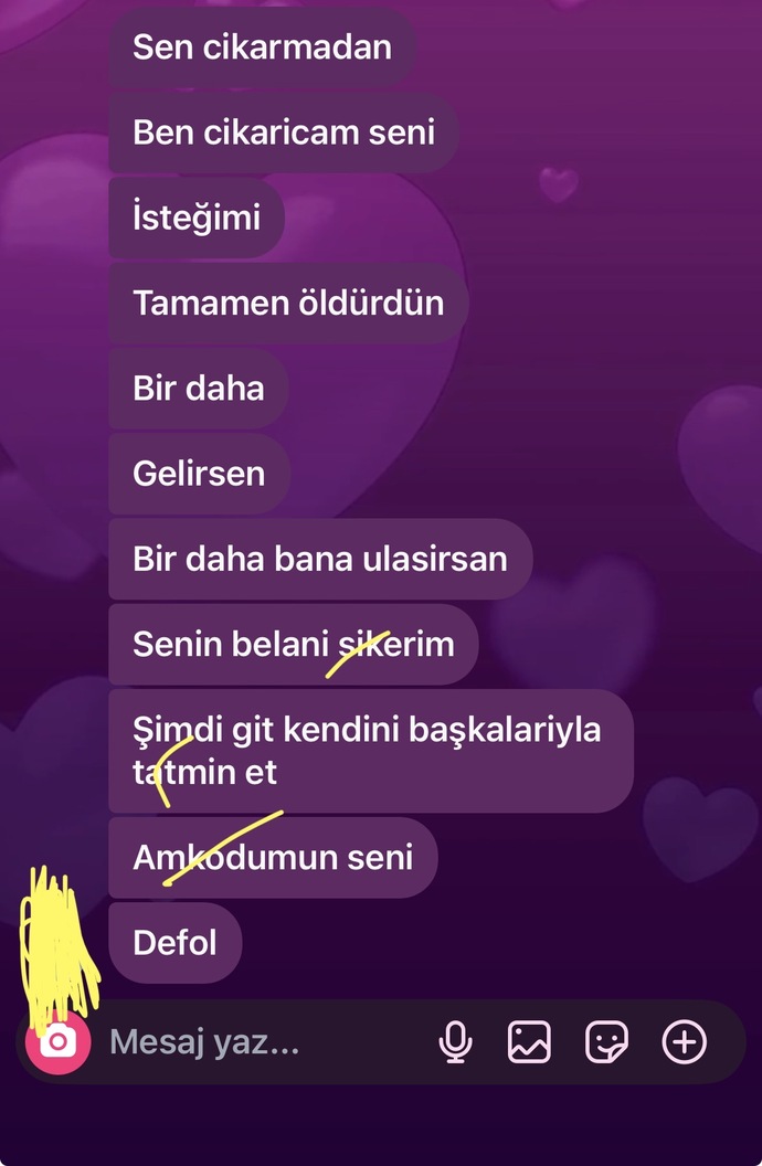 Eski sevgilinle ne yaşadıysan benle de yaşayacaksın dedi?