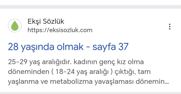20 lı yaşların sonuna bile yaşlı diyenler neyin kafası bu?