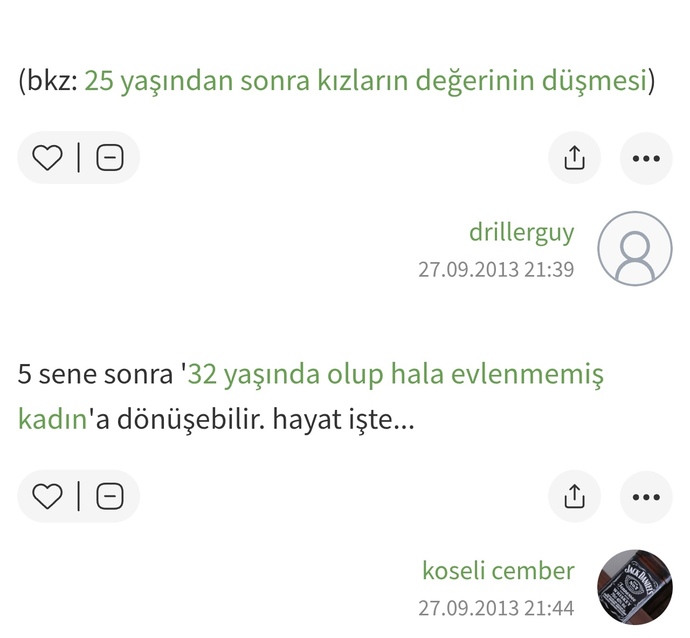 20 lı yaşların sonuna bile yaşlı diyenler neyin kafası bu?