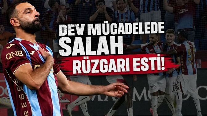 Trabzonspor 2 - Başakşehir 1... Mohammed Salah'ın 2 gölü bordo mavililere 3 puan getirdi! Maçı nasıl buldunuz?