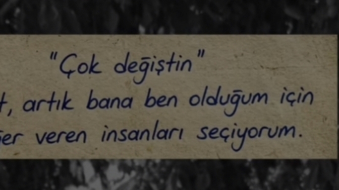 Değiştin mi sence?