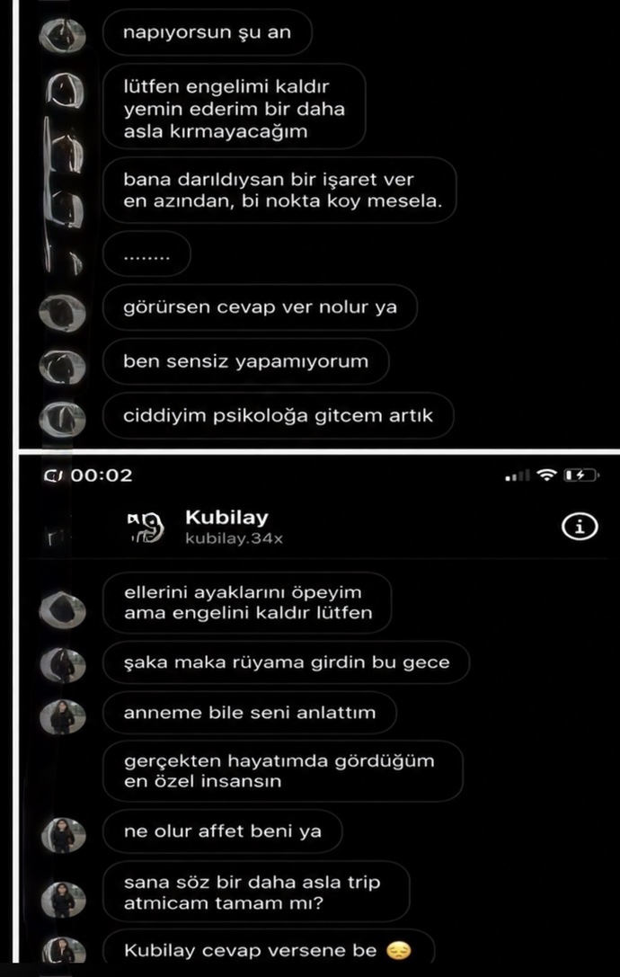 Beni reddetti ve engelledi, fakeden yalvarıyorum bakmıyor ne yapıcam 😭?