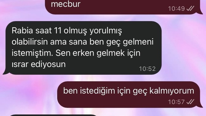 Bugün mağazayı geç açtım, 1 haftadır izin yapmıyorum, patronun tepkisi sizce normal mi?