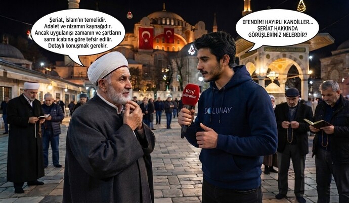 Ülkeye şeriat gelse başka ülkeye gider misin?