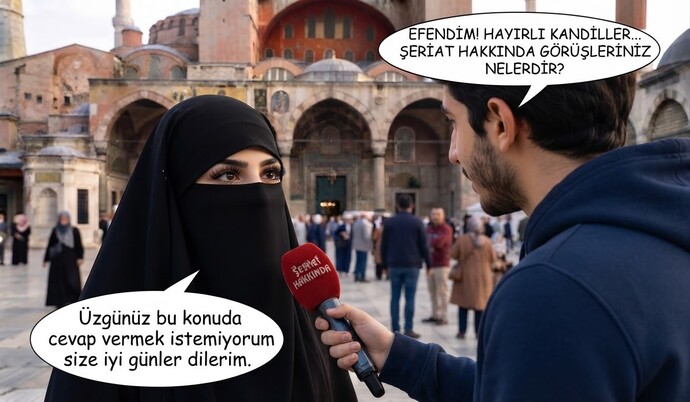 Ülkeye şeriat gelse başka ülkeye gider misin?