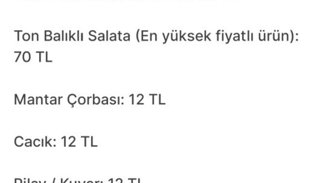 Meclis lokantasındaki yeni fiyatları beğendiniz mi?