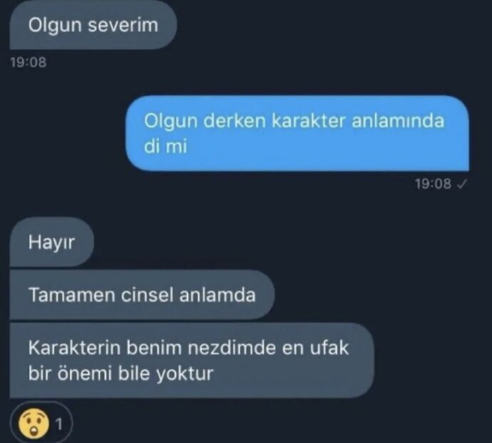 Olgun bir insan olduğunuzu düşünüyor musunuz?