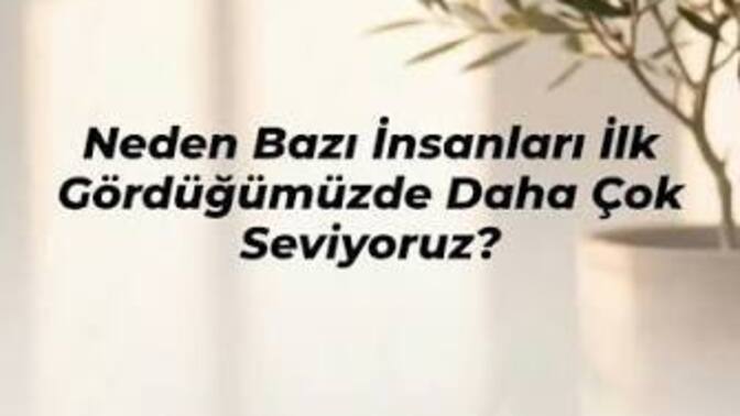 İnsanların sende ilk fark ettiği özellik sence ne?
