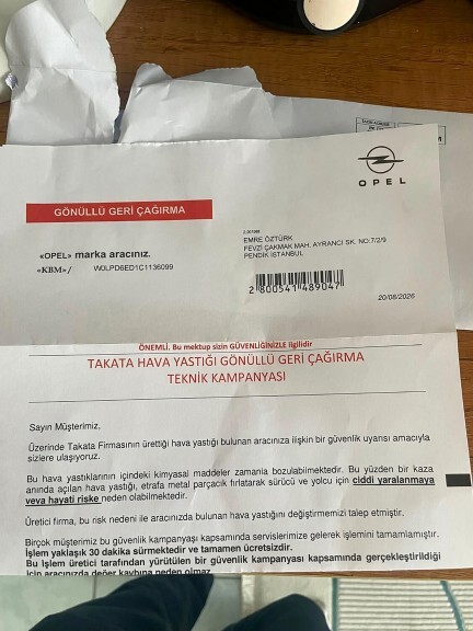 Aracınızla alakalı üretici firma tarafından hiç çağrıldınız mı?