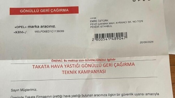 Aracınızla alakalı üretici firma tarafından hiç çağrıldınız mı?