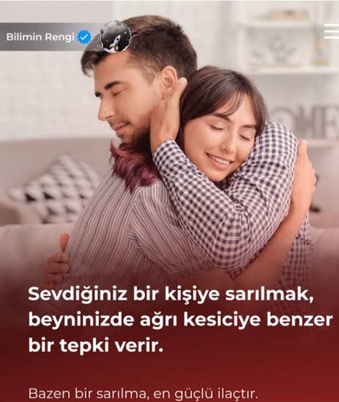 Birinin sana sıkıca, içten sarılması, nasıl hissettir?
