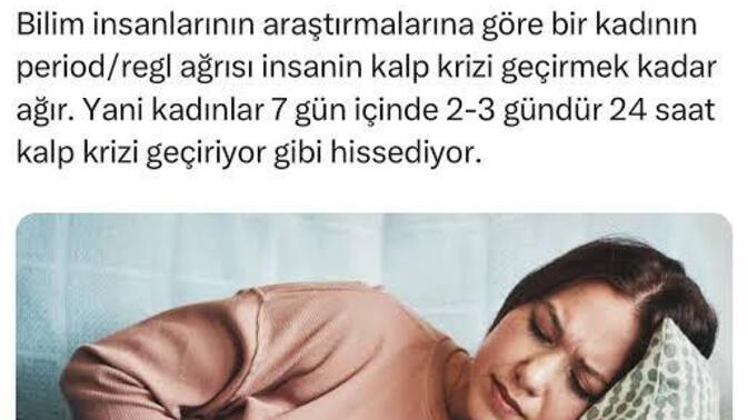 Regl ağrısı çok mu şiddetli oluyor (görsel doğru mu yani) ?