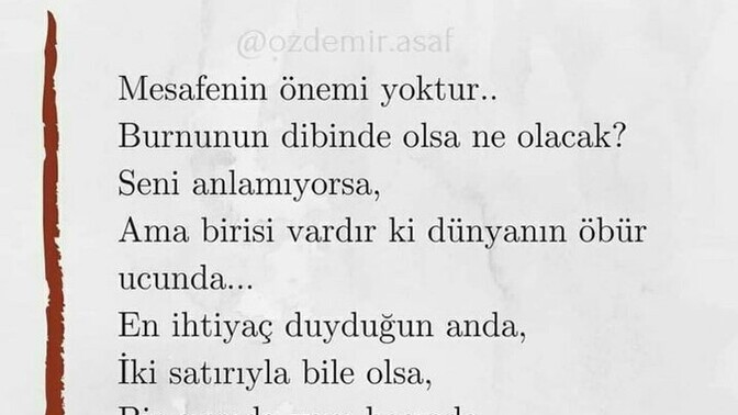 En uzak mesafedekinin hissettirdiğinin, en yakınınızdakinde olmadığını görmek size ne hissettirdi?