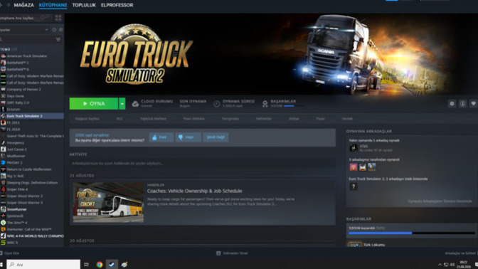 Steam’de bir oyuna en fazla kaç saat gömdünüz, benim 1000 saati geçti acaba normal mi?