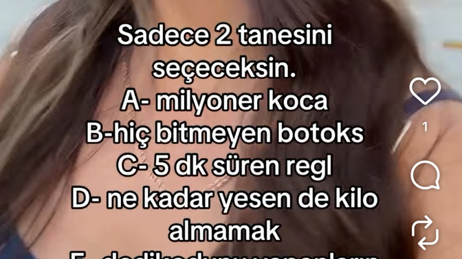 Sadece 2 tanesini seçeceksin, hangileri olur,(görsele göre)?