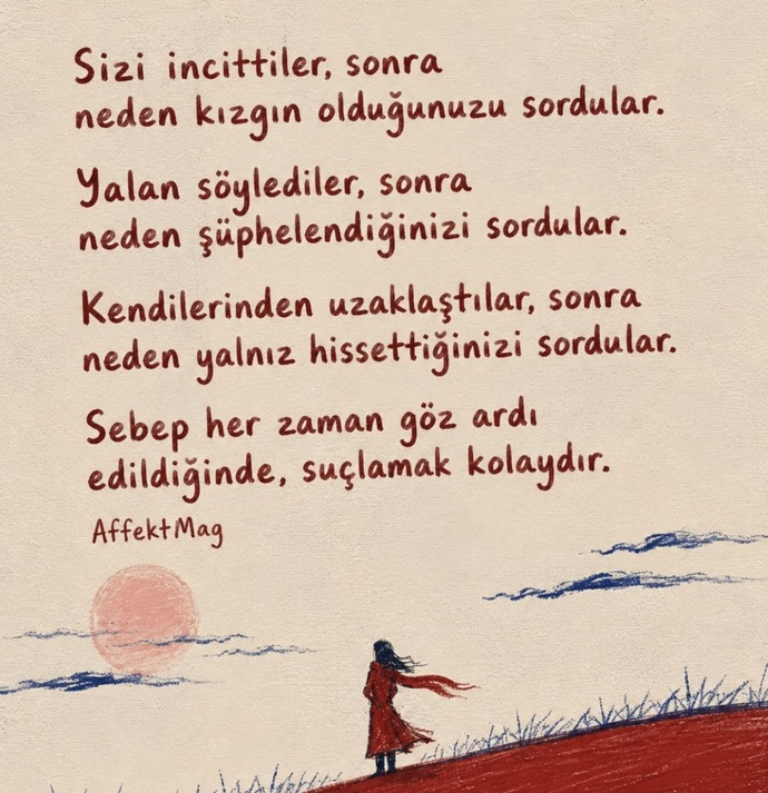 Bizim tepkilerimiz ve hissettiklerimiz karşımızdaki kişinin yaptıklarına bağlı değil midir?