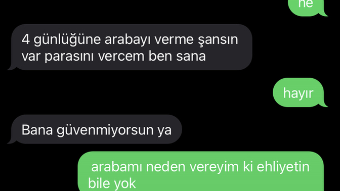 Başkası adına emanet araba ister miydiniz?