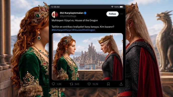 Koşun global kavga var: Muhteşem Yüzyıl mı House of the Drogon mu daha efsane?