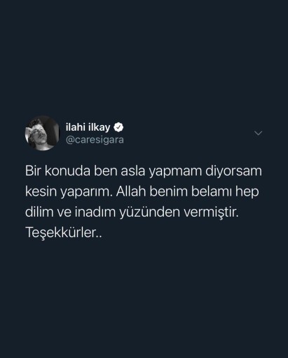 Yapmam dediğiniz neyi yaptınız?