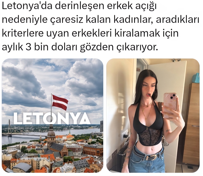 Letonya da derinleşen erkek krizi hakkında ne düşünüyorsunuz?