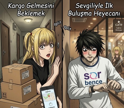 Kargonun gelmesini beklemek mi yoksa sevgiliyle ilk buluşma mı heyecanlıdır?