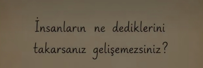 İnsanların ne dediğine çok takılır mısın?