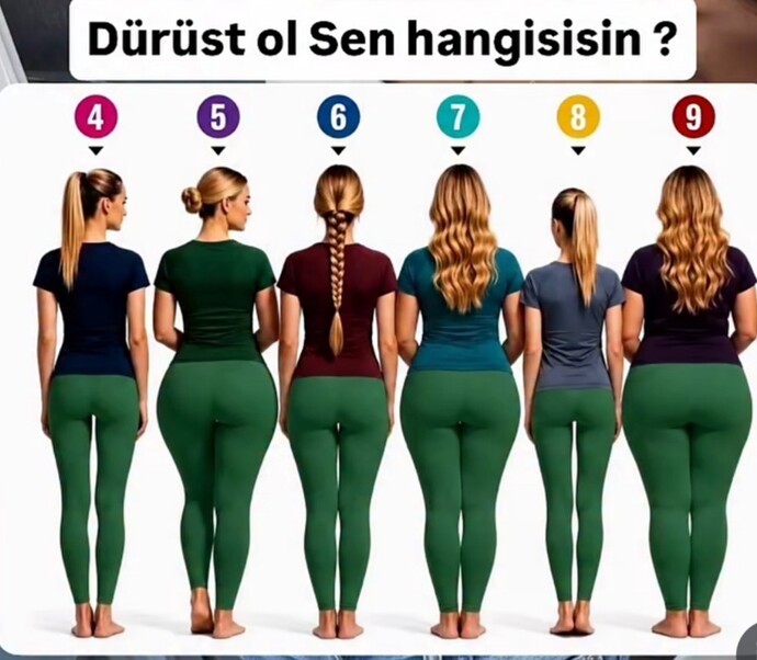 Hangisi senin fiziğin, dürüst olun ne düşünüyorsunuz?