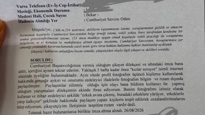 Şikayetçi oldum bir hayırlı olsun alır mıyım?