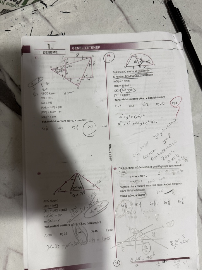 Matematik prof müyüm acaba?