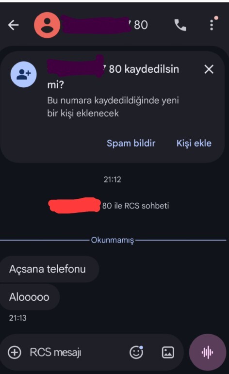 Tanımadığınız numaralardan rahatsız edici mesajlar alıyor musunuz?