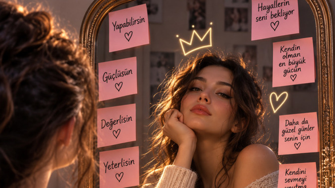 Aynaya baktığınızda kendinizi motive etmek için söylediğiniz o söz nedir?