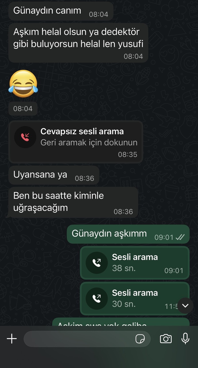 Sevgilim çalışıyor diye bu saatte kadar ilgilenmemesi normal mi?