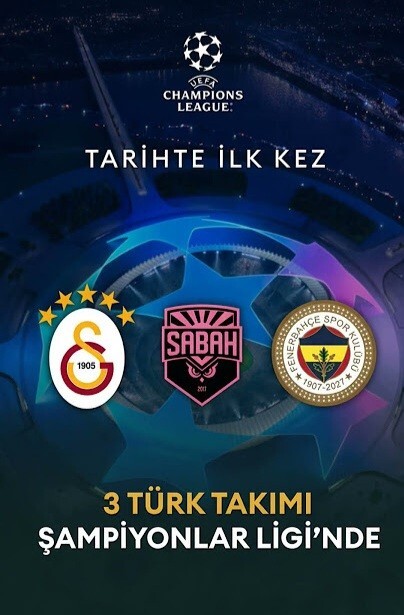 Şampiyonlar Liginde ilk defa 3 Türk takımı mücadele edecek. Ne düşünüyorsunuz?