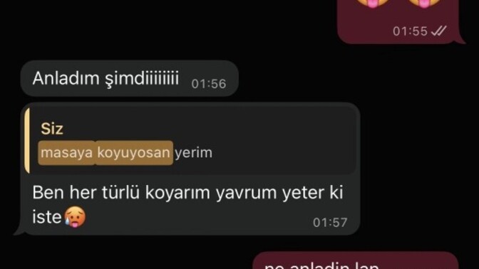 Sizinde böyle mesajlaşmalarınız oluyo mu?