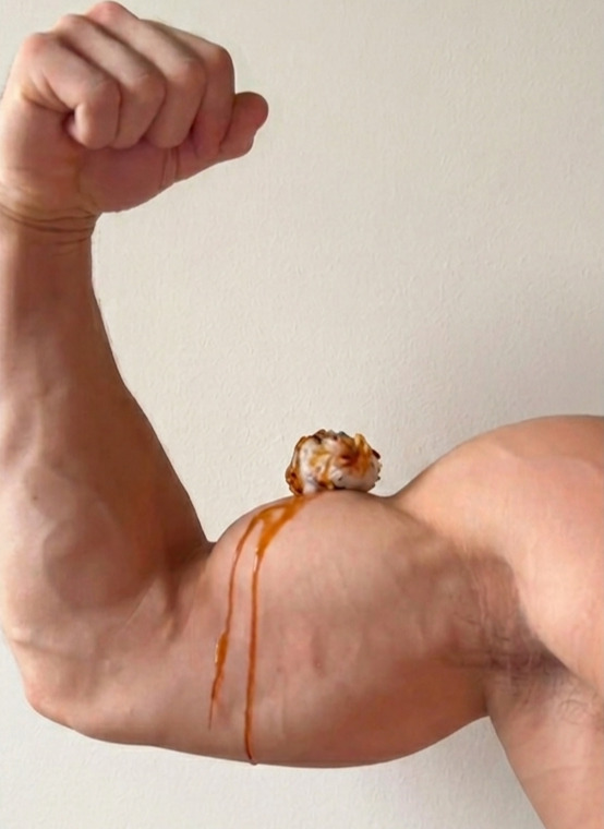 Biceps üzerinde sushi yemeyen var mıı