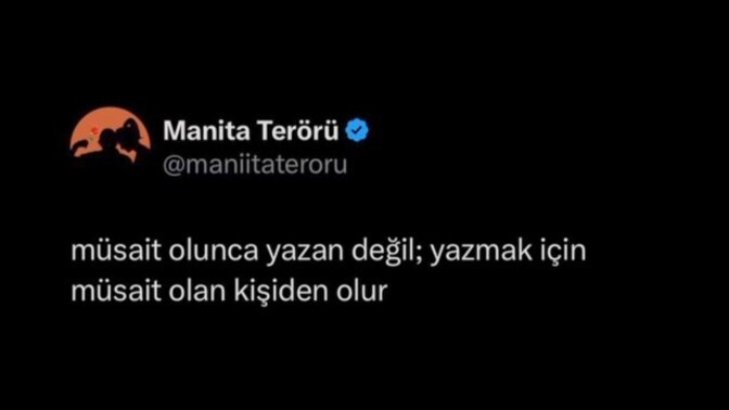 Müsait olamamak mı, istememek mi?