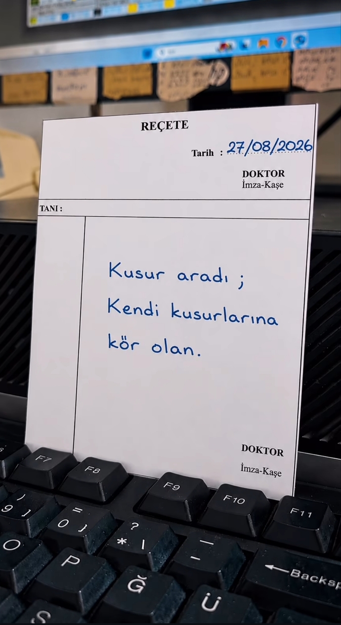 Kusur arar mısınız?