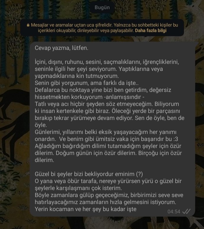 İlişkim sabah bitti?