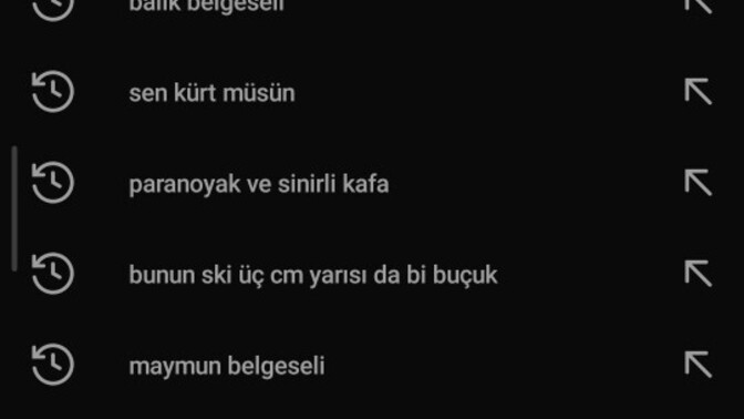 Yutubda ne izliyorsunuz?