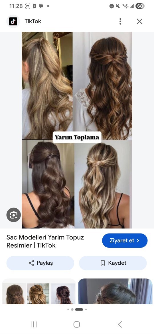 Bu elbiseye hangi saç modeli gider?