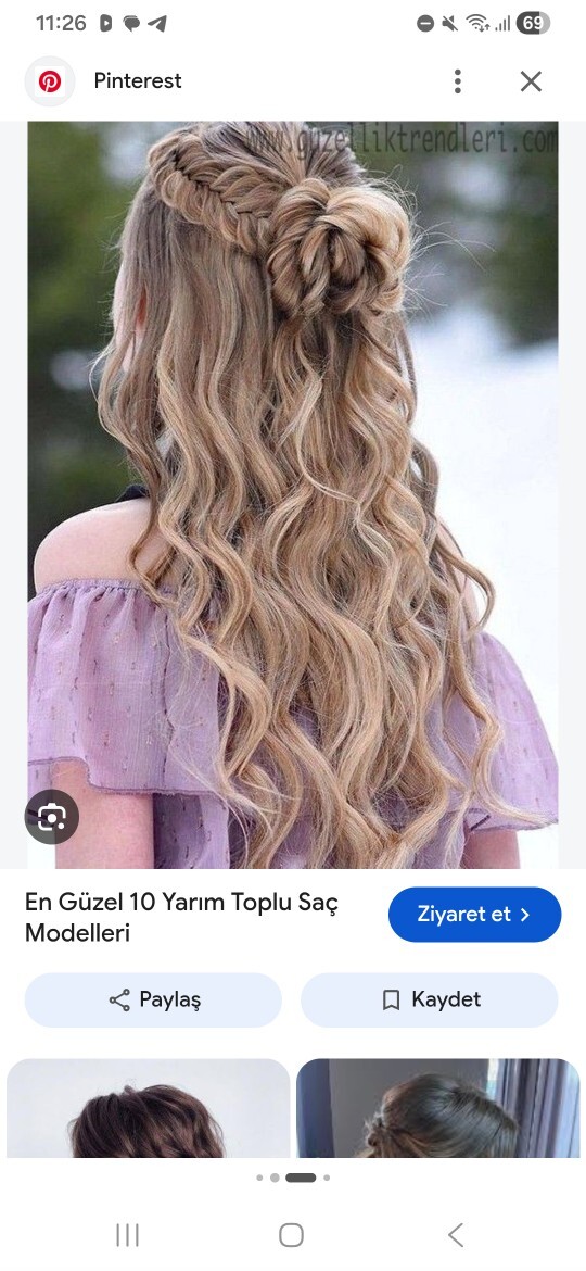 Bu elbiseye hangi saç modeli gider?
