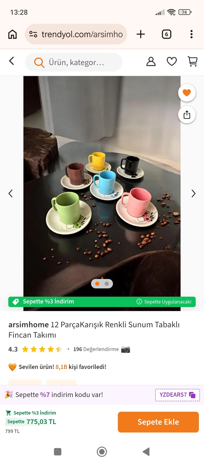 Hangi fincan takımı güzel ve hoş?