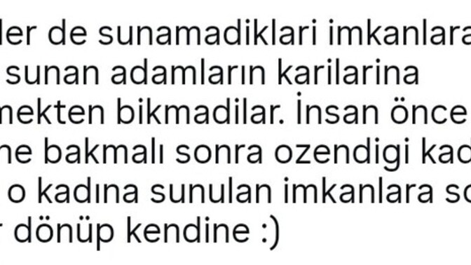 Erkekler kendi hayatındaki kadına imkan sunmazken başkasının kadınina neden salya akıtıyor?